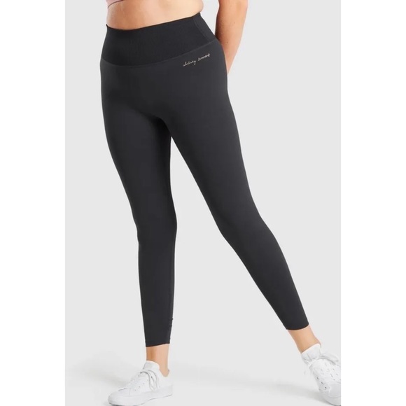 WHITNEY SIMMONS x GYMSHARK Rib Waist Leggings - Picture 1 of 7